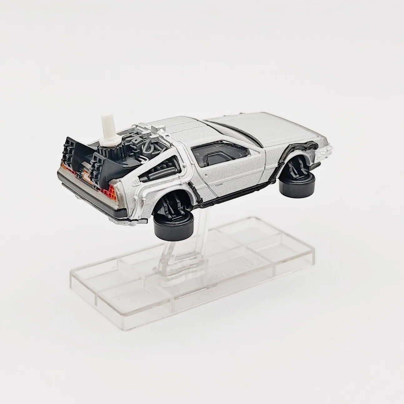 In Stock Original TOMY Tomica Premium Unlimited Back to the Future II Time Machine 1/64 Diecast Car Model Gift