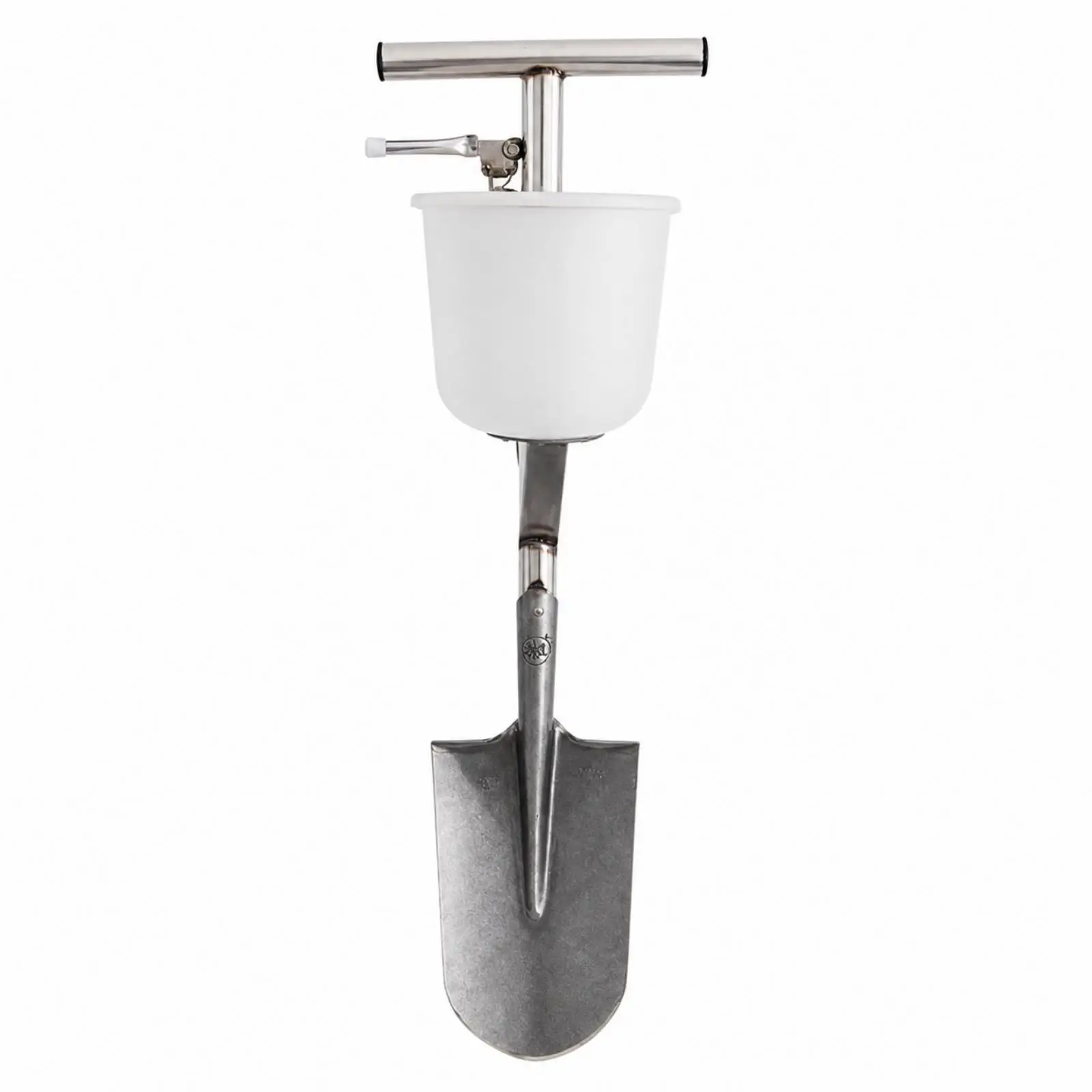 Manual Fertilizer Shovel Tool for Deep Root Feeding Stainless Steel Soil Penetrating Device for Orchard Care and Garden Plant