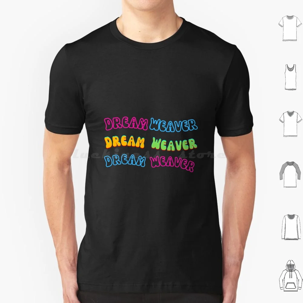 Dream Weaver T Shirt Cotton Men Women DIY Print Weaver Dream 70s 1970s Boho Style Dream Catcher Hippie Flower Children Inner