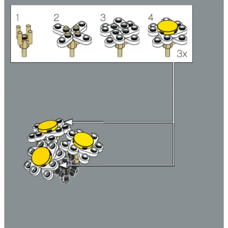 Icons Flower Bouquet Building Blocks Set Artificial Flowers with Roses, Mother's Day Decoration, Botanical Collection Toys