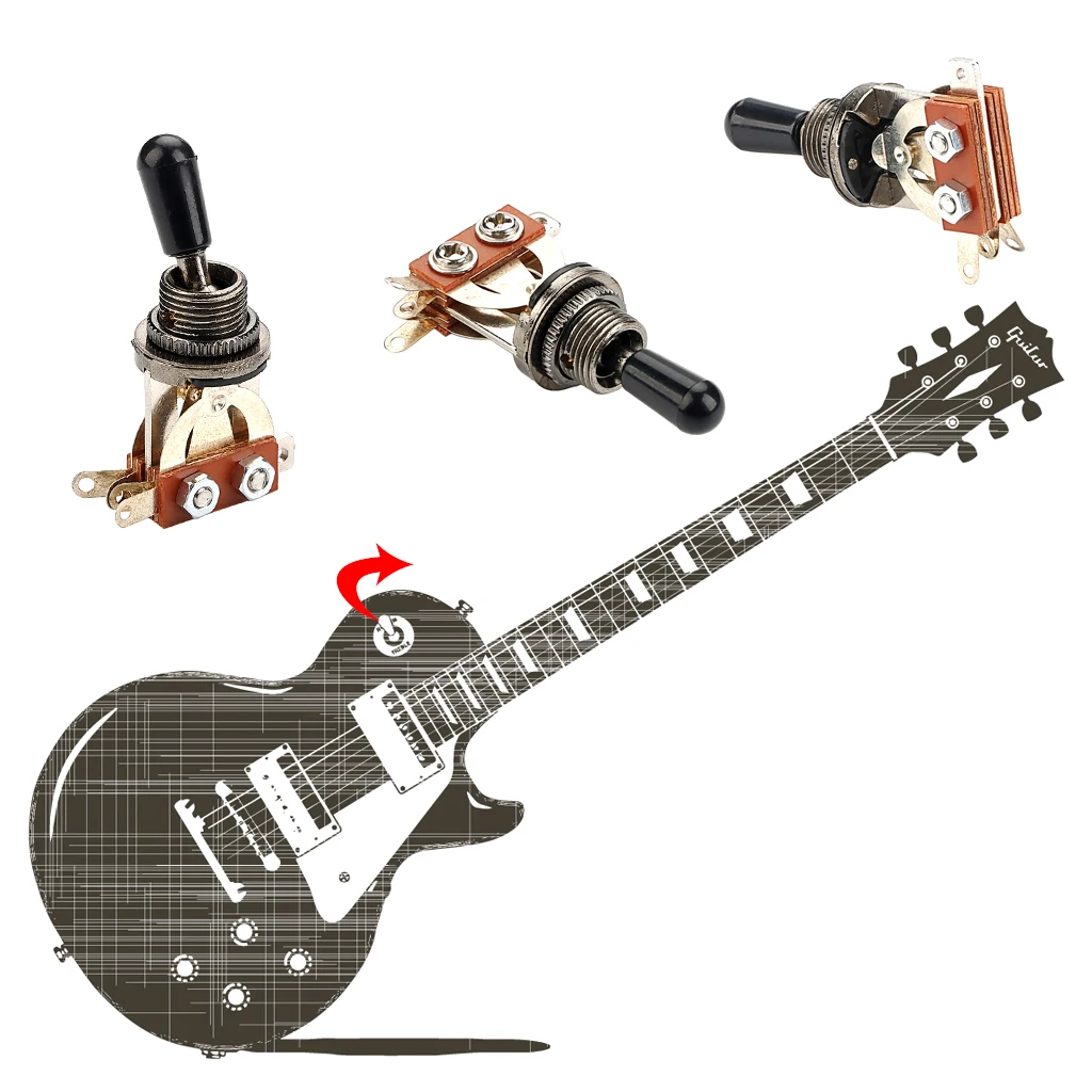 Guitar Accessories 1pcs 3 Way LP SG Elecric Guitar Switch 3-Position Pick-up