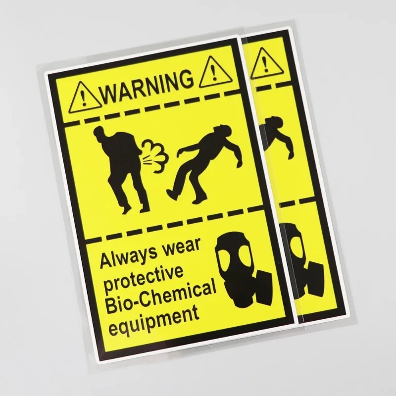 Self-adhesive Decal For Biohazard Danger Sign Car Sticker Waterproof Auto Decors on Bumper Rear Window 13/17CM PVC KK