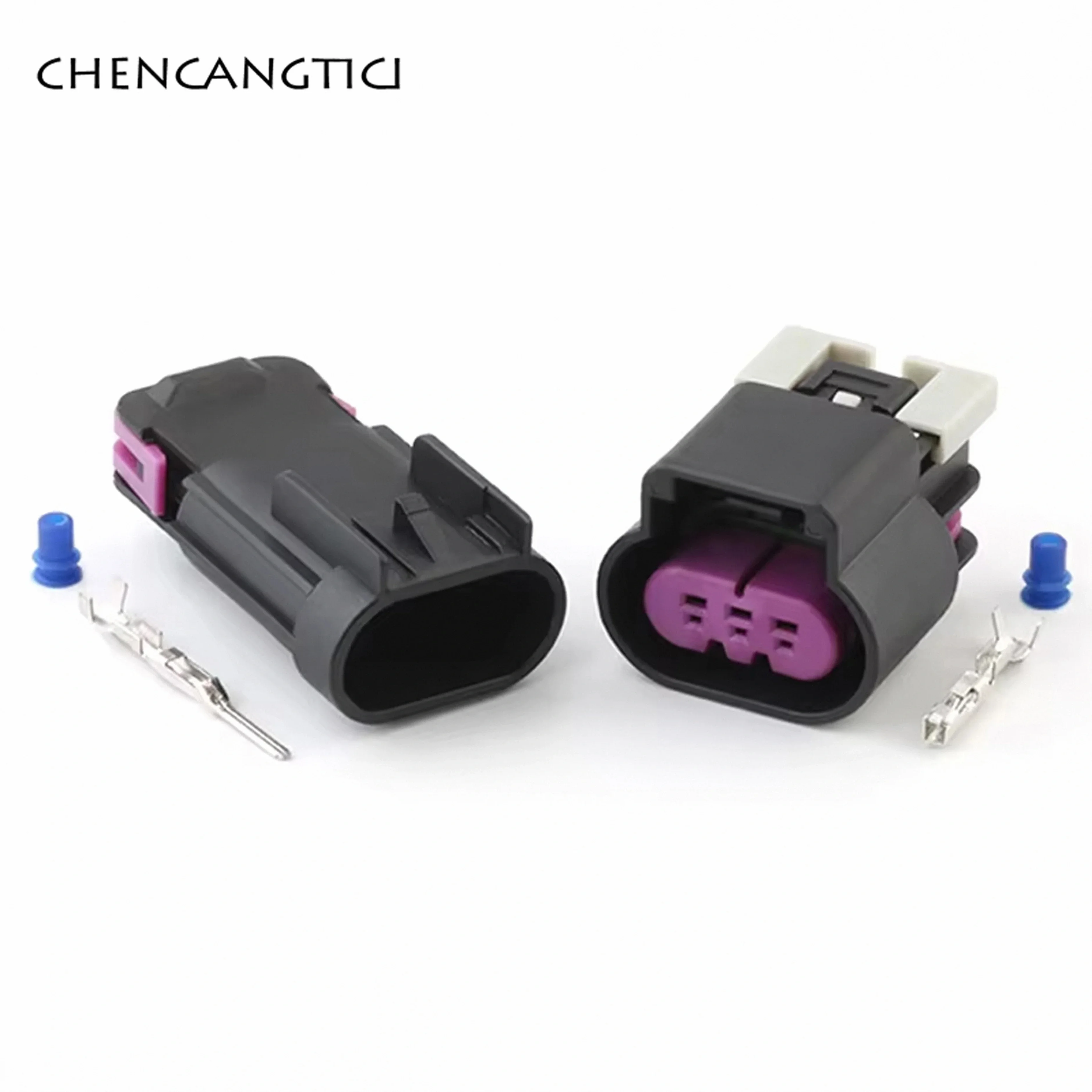 

1 Set 3 Pin Automobile Oil Pump Harness Shell Male Female Plug Cable GT Fuel Tank Connector for Buick Luzun 15326813 15326808