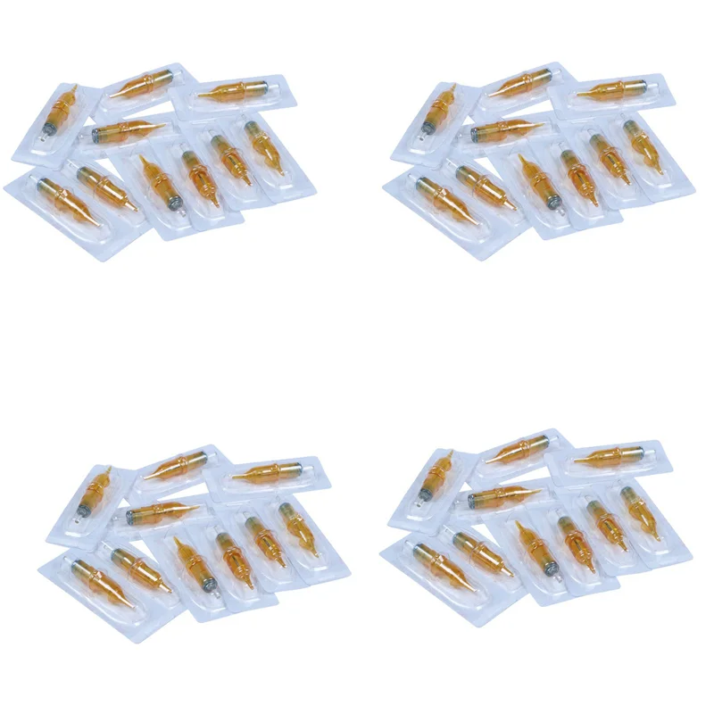 

ABUU-40Pcs Одноразовые иглы для картриджей для полуперманентного макияжа, 1 мл