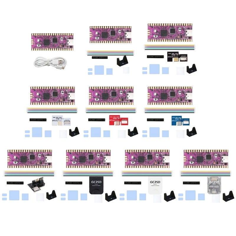 Raspberry Picoboot Pi Pico Board Replacement Modchip SD2SP2 Adapter GC2SD with Flexible Digital Interface Modules