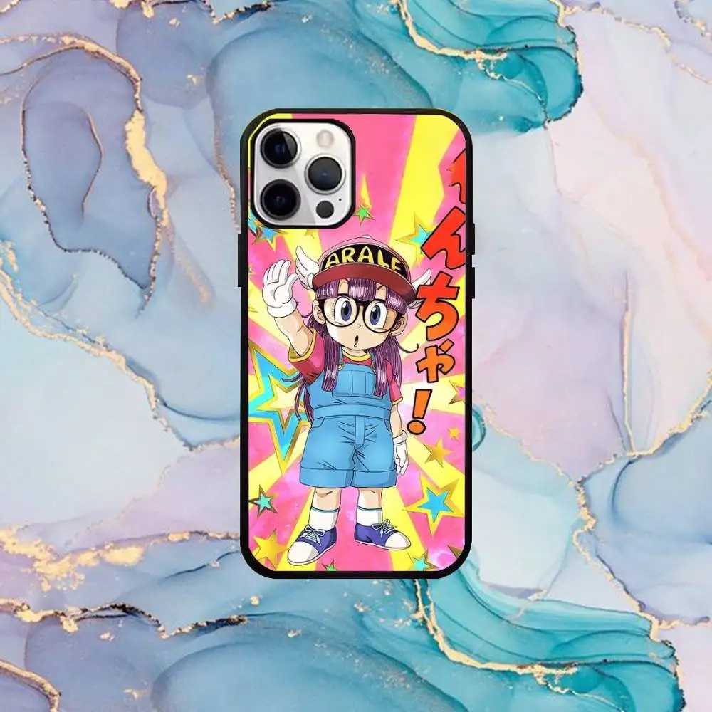 Чехол для телефона A-Arale Anime N-Norimaki для iPhone17,16,15,14,13,12,11 Plus, Pro Max с магнитной беспроводной зарядкой Magsafe