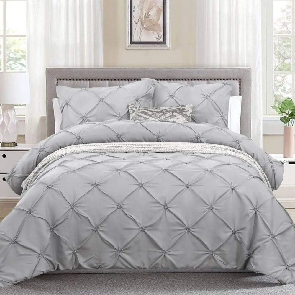 Silver Grey Egyptian Cotton Duvet Cover Set