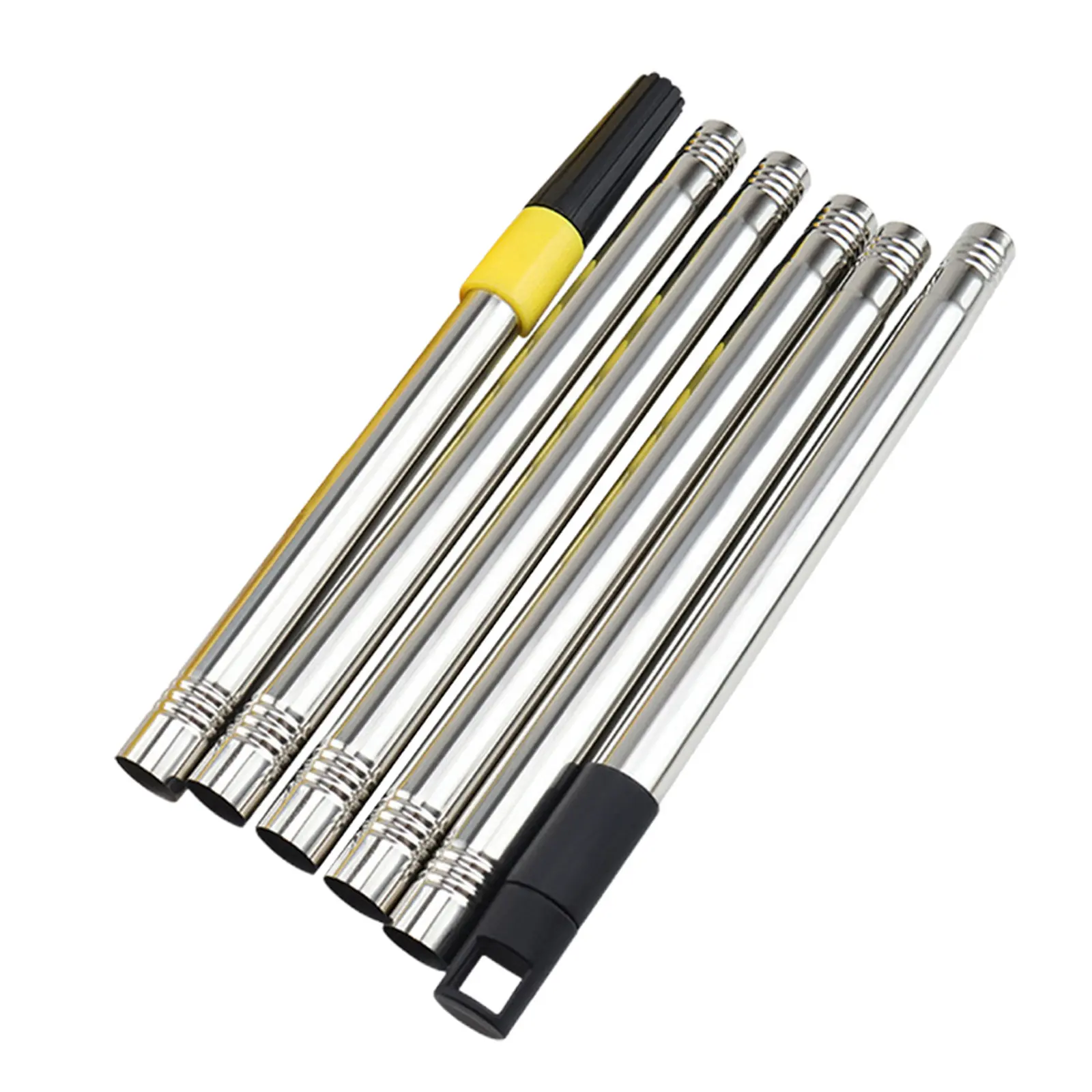 Stainless Steel Telescopic Paint Roller Extension Pole for High Walls Ceilings Cleaning Painting Easy Carry Detachable Versatile