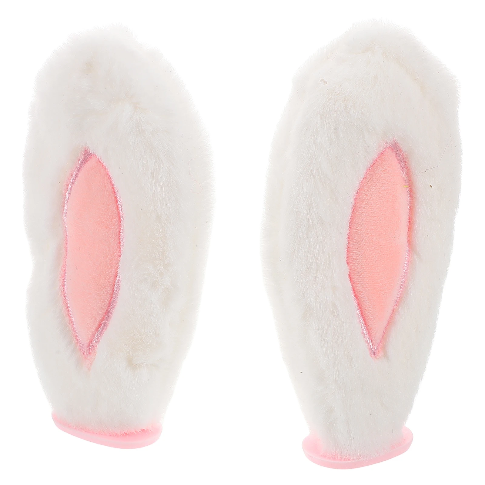 

2pcs Decoration Bunny Ears for Women Cartoon Ear Accessories Soft Cute Motorcycle Bicycle Ski Helmets Pink
