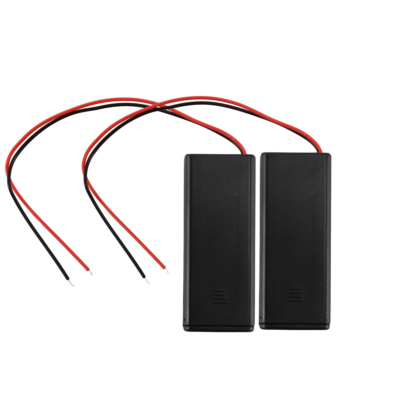 TCE 2 x 2 x AAA 3 V Battery Holder Case Box Wire ON / OFF Switch m Cover