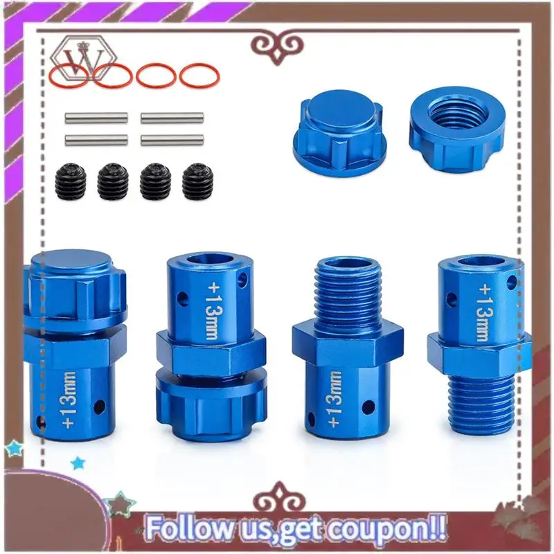 Комплект разъемов ABBG-RC для обновления автомобиля 13 мм для Arrma1/8Kraton Typhon1/7 Bigrock, аксессуары для обновления радиоуправляемого автомобиля, синий