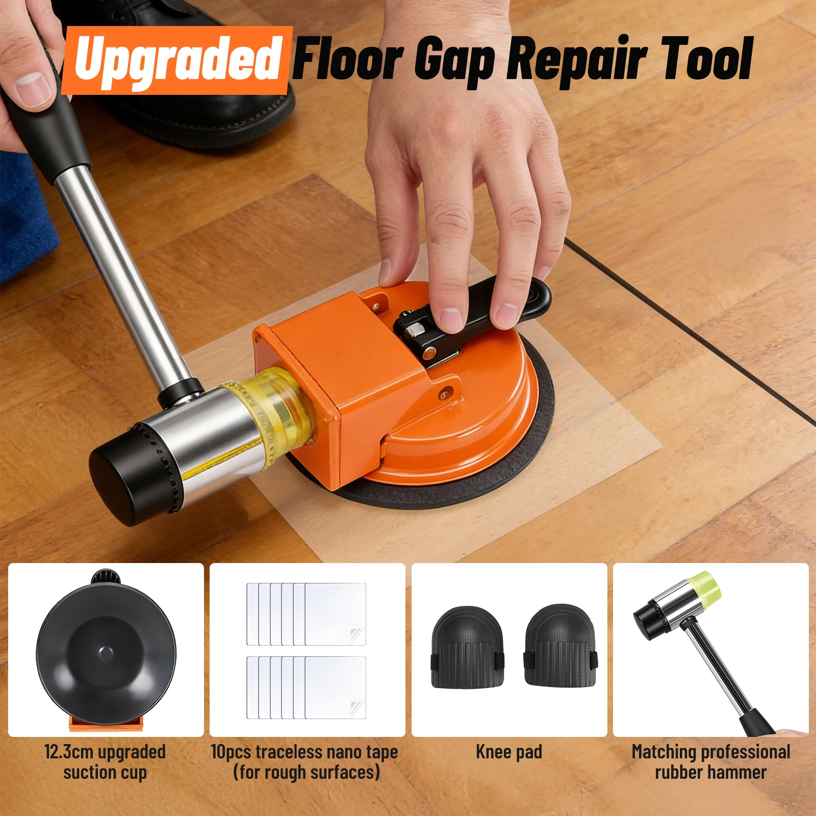 Ground Seal Repair Tool, Suction Cup, Professional Quality Seamless Sealing Tool Set, Suitable For Floor Installation Projects