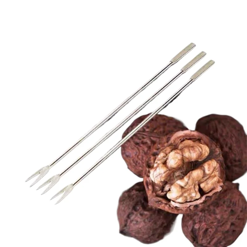 5pcs/lot Robust and High Quality Lobster Forks Walnut Gadgets Seafood Function Fruit Tools Kitchen Kitchen Needl