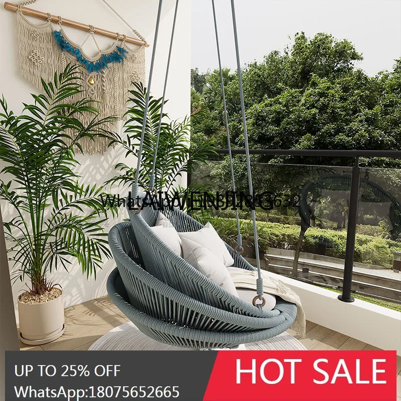 B1 Balcony Hanging Chair Living Room Home Ceiling Swing Indoor Rattan Chair