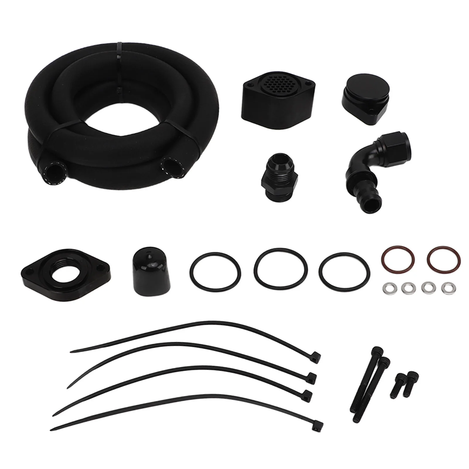 

CCV Reroute Engine Ventilation Kit Engine Crankcase Breather Set Replacement for FORD SUPER DUTY 6.7 POWERSTROKE DIESEL