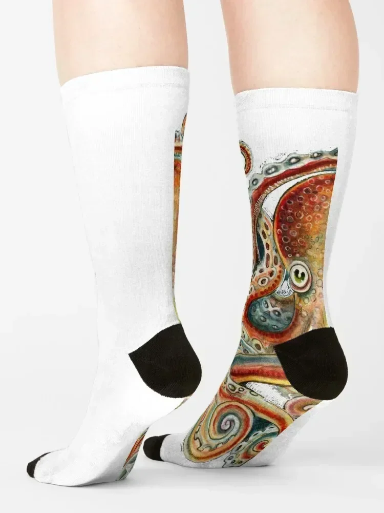 Octopus Costellation Socks golf sport heated Antiskid soccer Boy Child Socks Women's