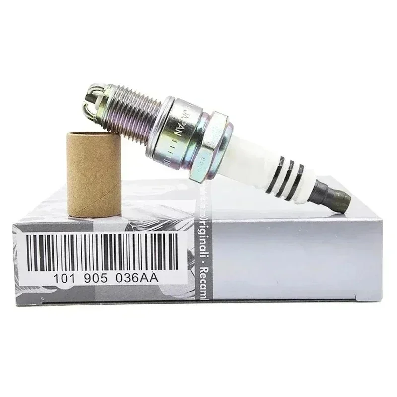 

4/6pcs 101905036AA BKUR6ET High Quality Spark Plug Candle For VW BUR6ET 101 905 036AA Car Accessories