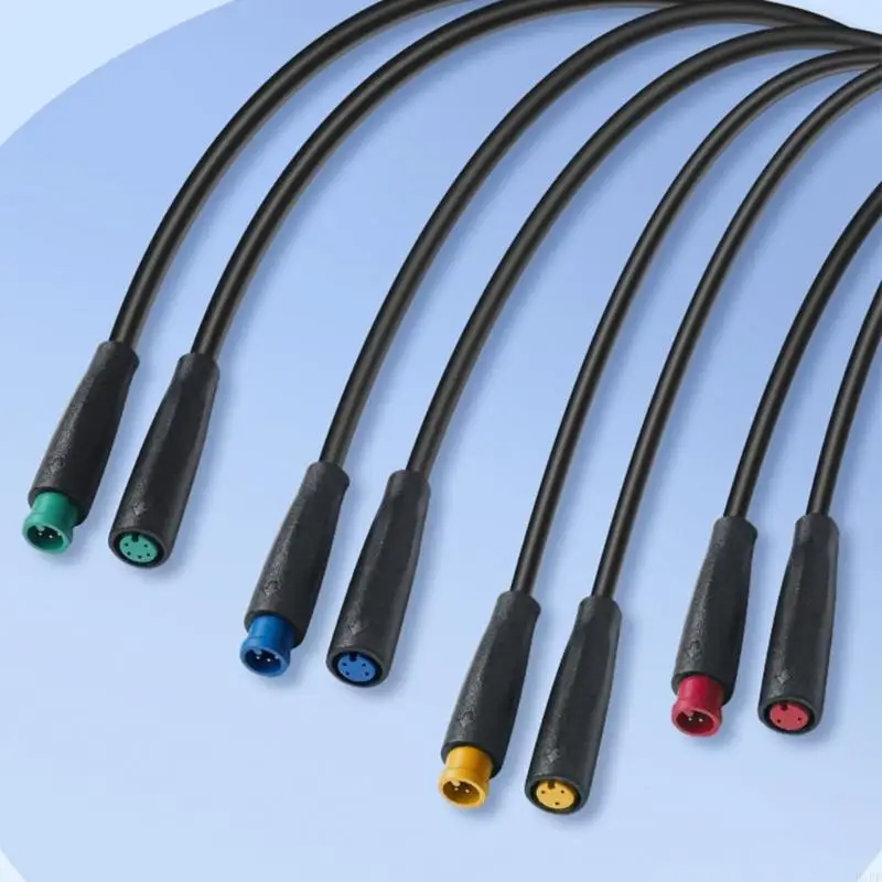 E1PF Plug Cable Set Plastic Texture Perfect for Outdoor Equipment Maintenance