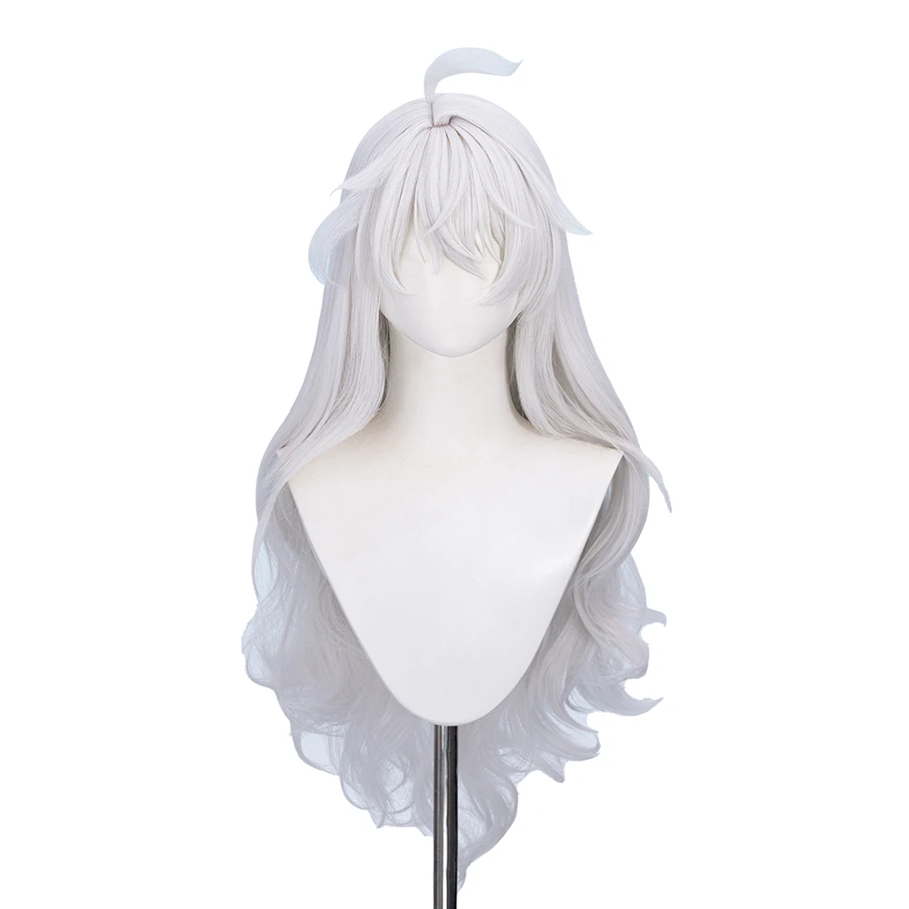 게임 Wuthering Waves Zani 코스프레 가발 베이지 화이트 긴 곱슬 머리 Montelli Family Averardo Bank Ragunna Rinascita Halloween Prop