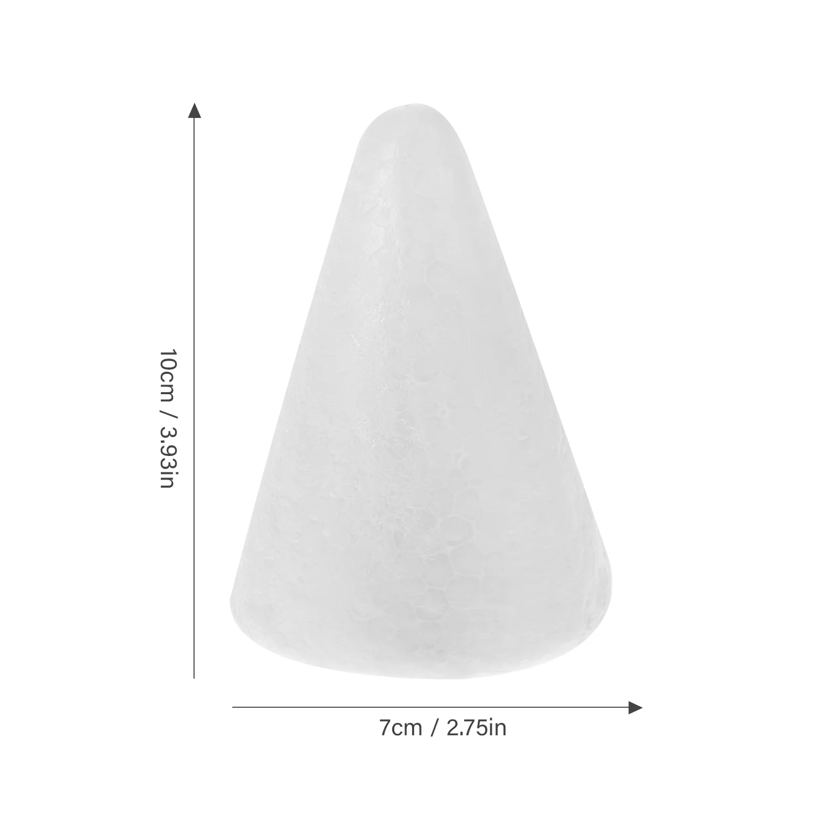 2 قطعة المخاريط رغوة 38X13.5 سنتيمتر الحرفية مخروط Diy بها بنفسك شجرة عيد الميلاد الديكور النحت مشروع الفن التعليمي #6