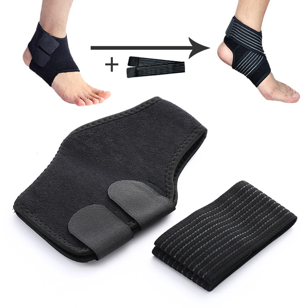 1PCS Sport Compression Ankle Support Brace Ankle Stabilizer Tendon Pain Relief Strap Foot Sprain Injury Wraps Basketball Running