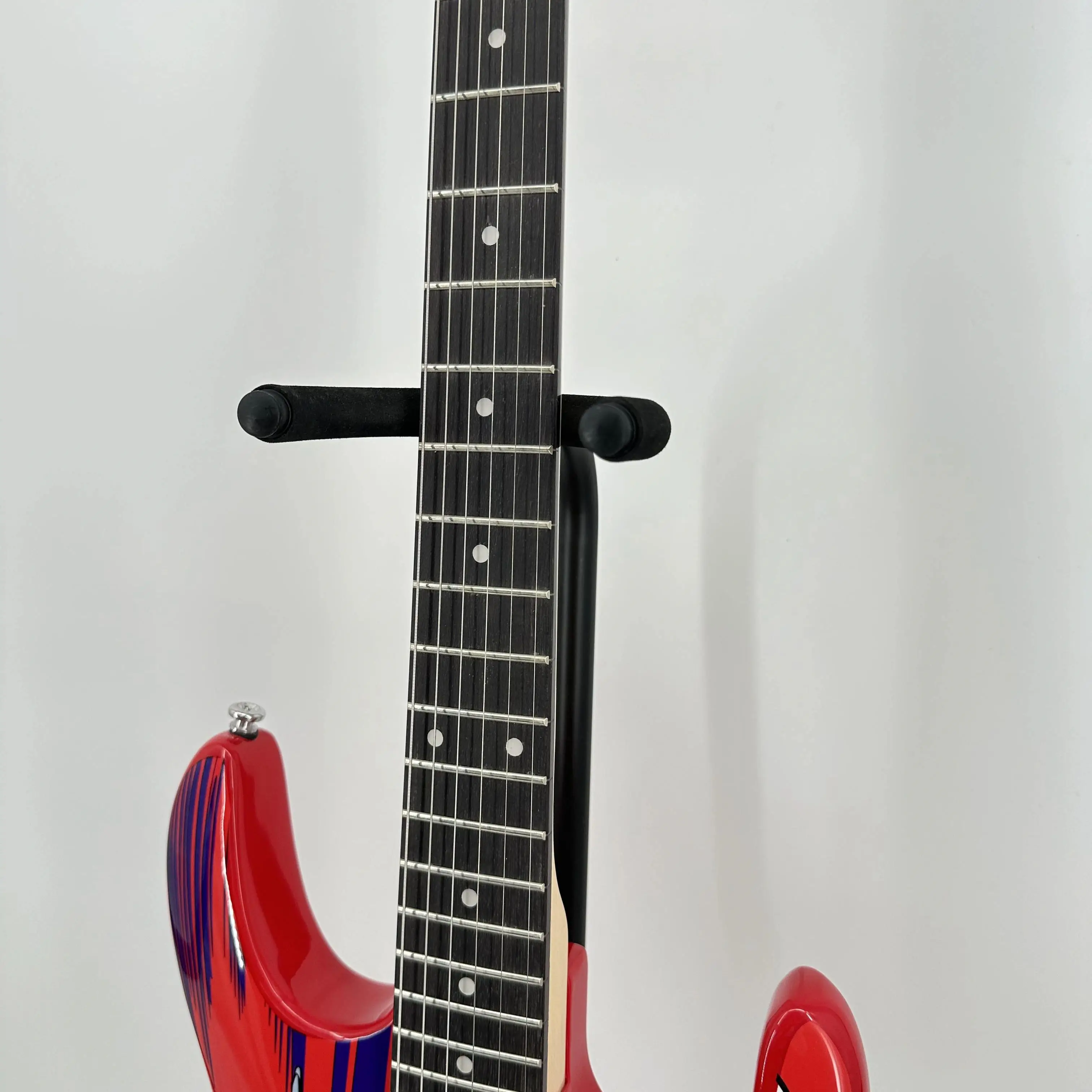 Fast Ship Red Surf Sticker Guitar High Quality Floyd Vibrato System Maple Neck Fast Delivery in Stock guitar