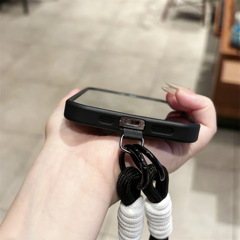 Redmi Note 14、14S、13、13R、12、12S、12R Pro Plus用 Note 14Pro ケース、2in1 クロスボディストラップ付きアクリルTPUハードクリアフォンカバー