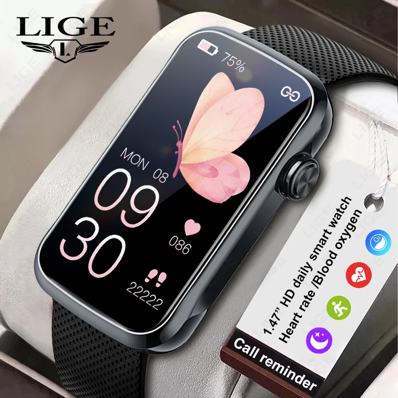 LIGE 2026 New Smartwatch 1.47