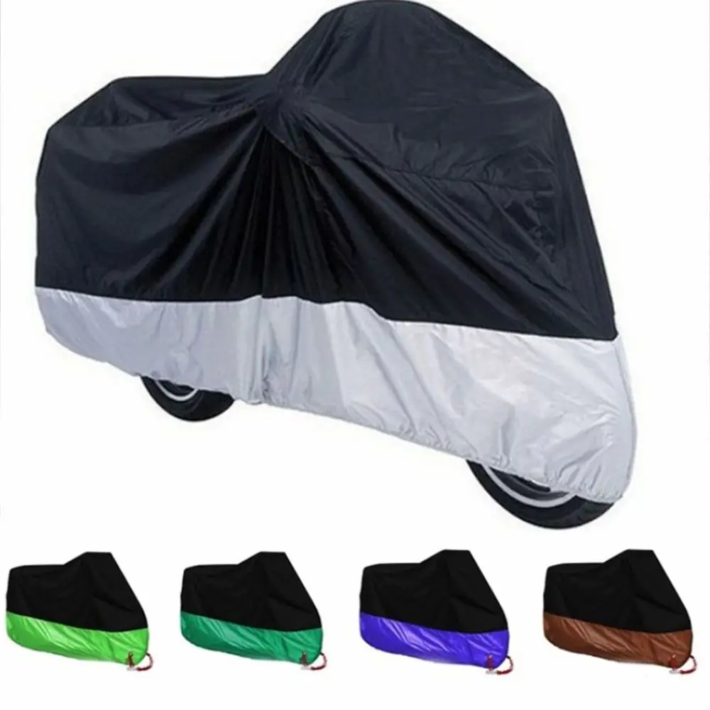 Winter Summer Nylon  Waterproof Folding Prevent Frost Motorcycle Cover Sun Shade  Dust Shield