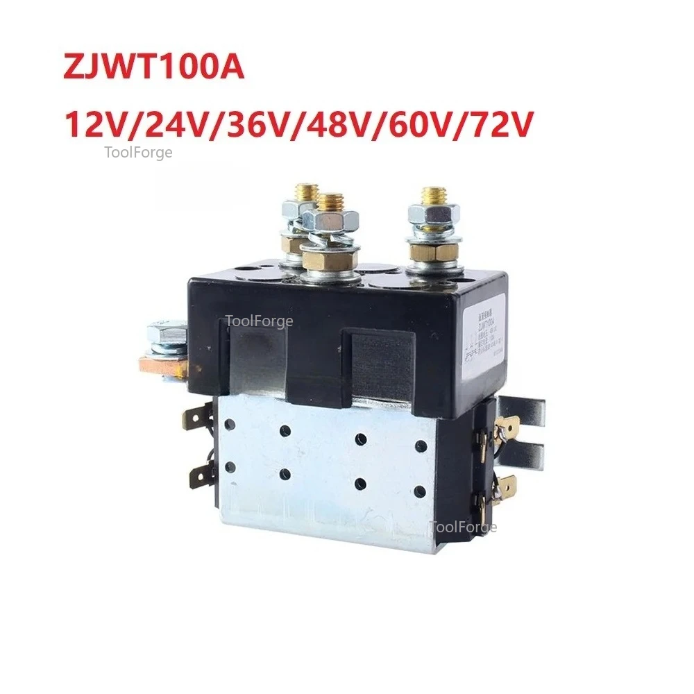 ZJWT150A DC88 2NO+2NC 12V 24V 36V 48V 60V 72V 100A DC Contactor For Motor Forklift Handling Drawing Grab Wehicle Car Winch