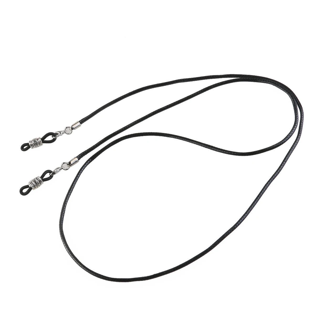 

Eyeglass Chain Adjustable Silicone Ends Metal Coils Wax Cord Women Purple Eyeglasses Holder Non Slip Cord Simple Fashion