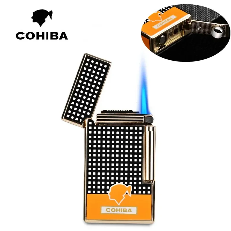 

New Cohiba Cohiba Langsheng Lighter in Stock Windproof Inflatable Direct Charge Cigar Igniter Opener, Gift Portable Small Tool