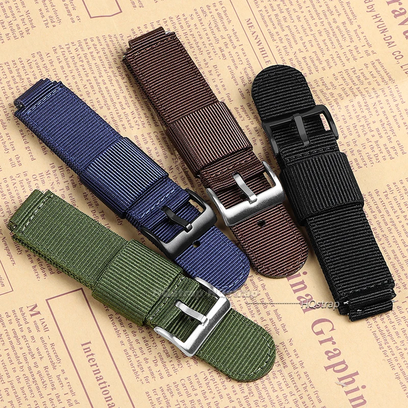 Quick Release Nylon Watchband for Casio MRW-200/AE-1200/DW-5600 GM110 GM2100 GA900 AQ-S810 Canvas Wristband for 9052/8900 Series