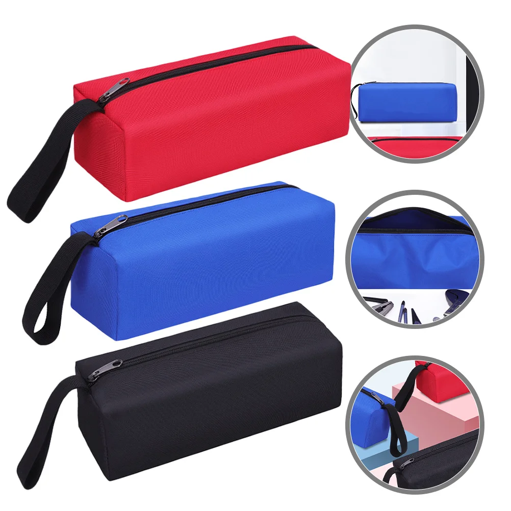 3 قطعة أكياس أدوات محمولة مقاومة للاهتراء أكسفورد القماش سستة أكياس التخزين للأدوات الثقيلة المنظم الحقيبة خفيفة الوزن ل