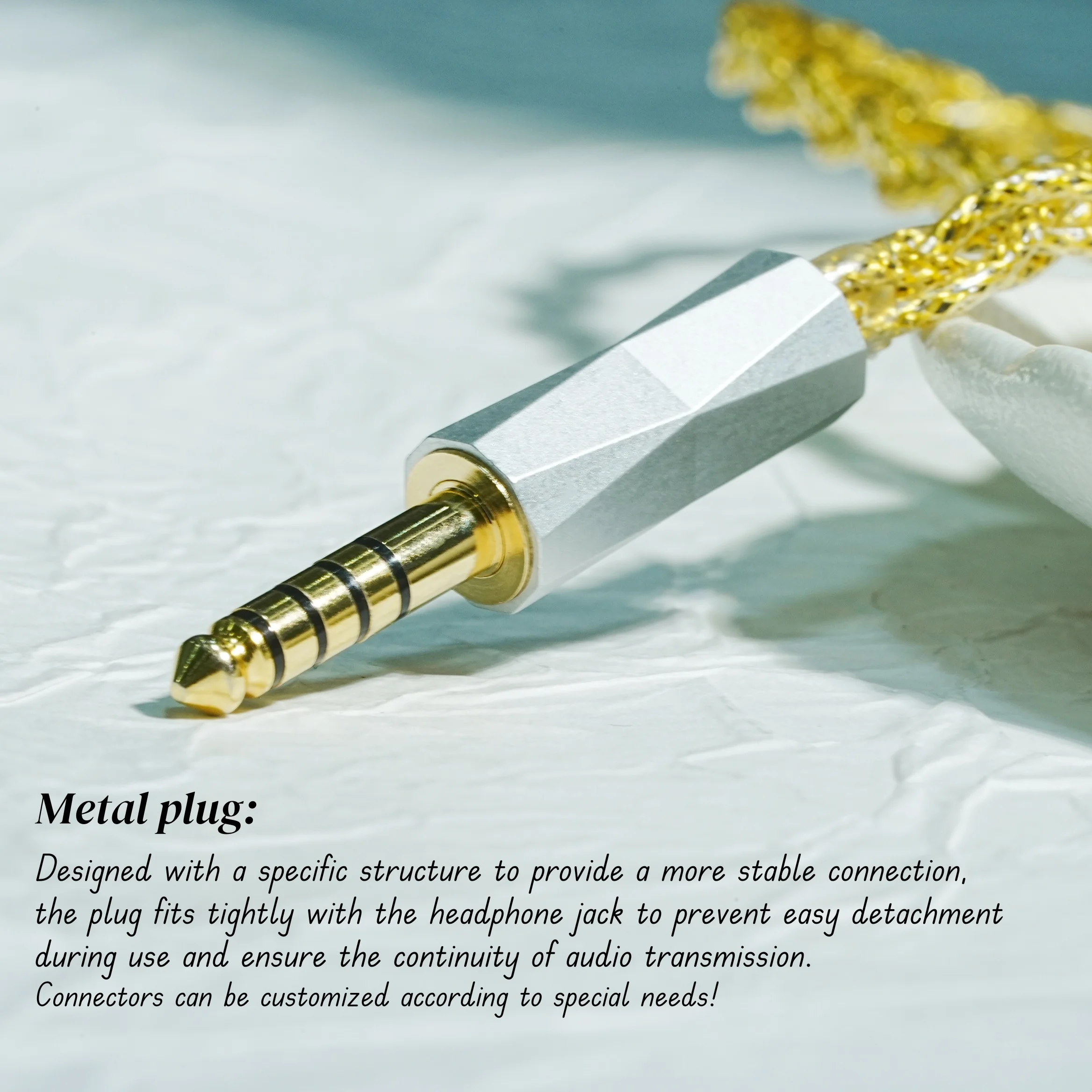 ZiSin-329 In Ear Earphone Extension Cable with 3.5/2.5/4.4mm MMCX/IE900/0.78 2-pin, suitable for DB3 Moondrop ZX2 ZAX2 IE500 400