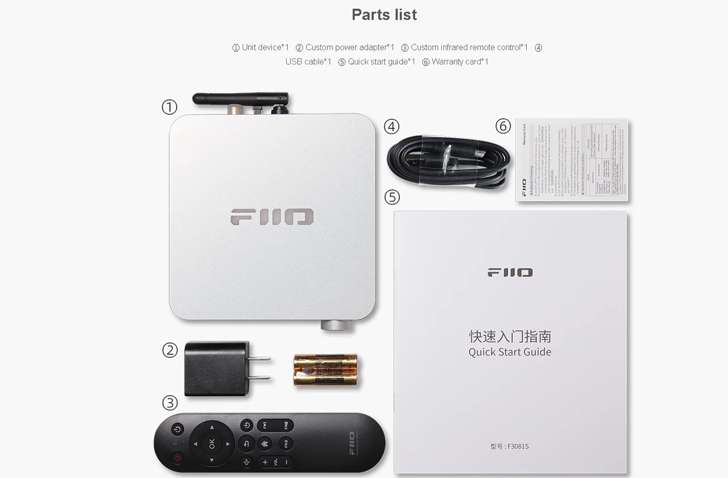 FiiO SR11 AirPlay Audio Streamer Receiver,WiFi Multiroom Streamer,Stream Hi-Res Audio from Spotify, Amazon Music, Tidal and More