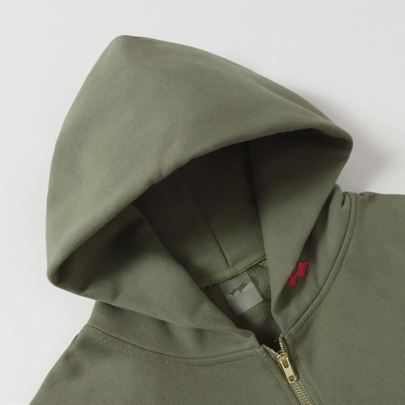 

2026 New Justin Bieber Same Style SKYLRK Hoodie Sweatshirts American Street Loose Hooded Zip Up Jackets Men