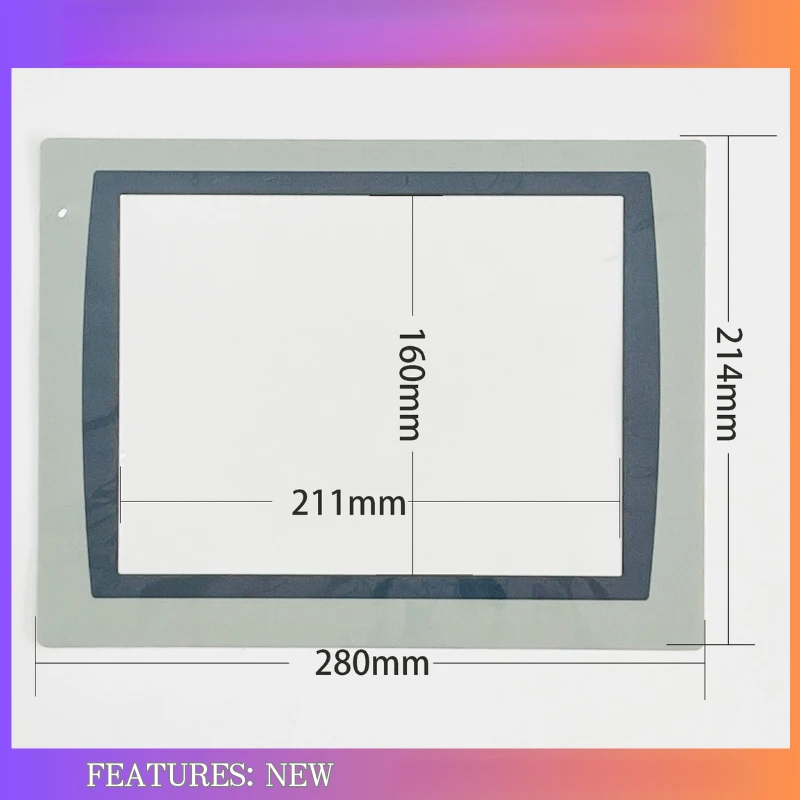 A+for PanelView Plus 7 2711P-T10C22D9 P-A Touch Screen Glass Panel Overlay Front Film
