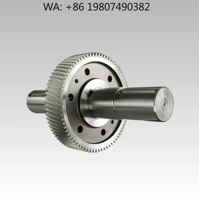 Precision CNC Machined Gearbox Output Shaft, Custom Twin Locating Gear Shaft, Stable High Torque Transmission Parts for Mining P