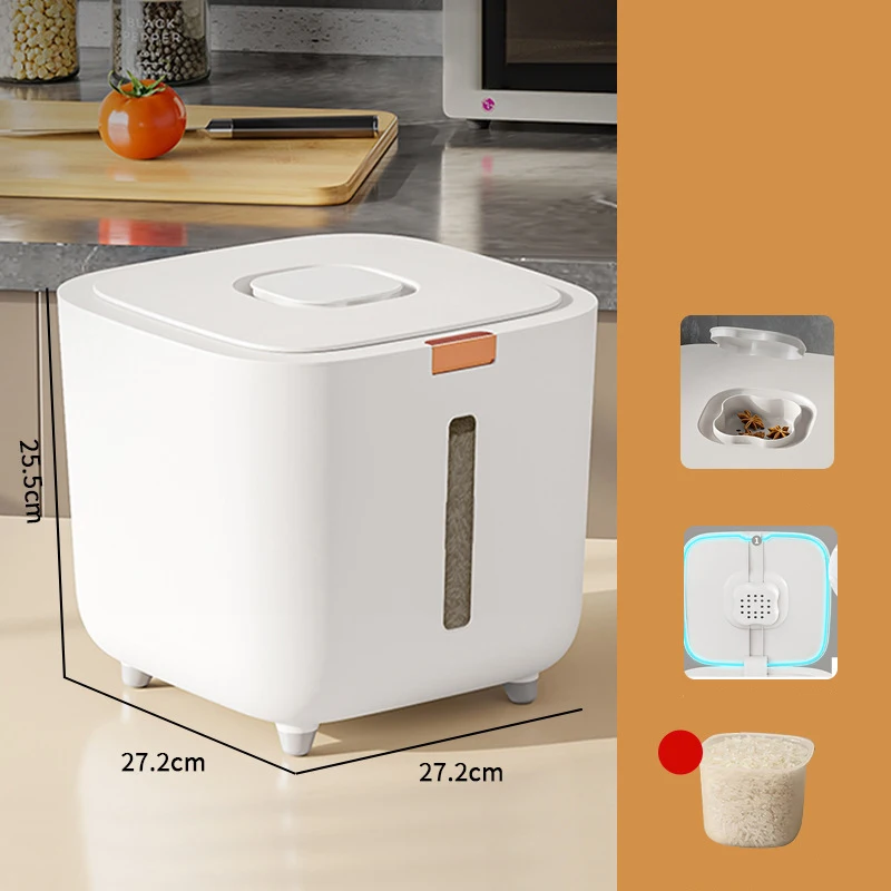 Food Grade Rice Dispenser Cereal Container Storage Moisture-proof  Cereal Storage Box Soy Corn