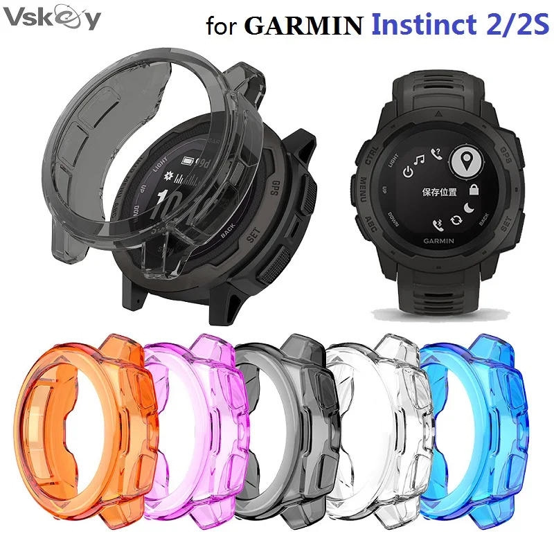 30 шт. защитный чехол для Garmin Instinct 2 2s умные часы мягкий бампер из ТПУ противоударный защитный чехол для Instinct