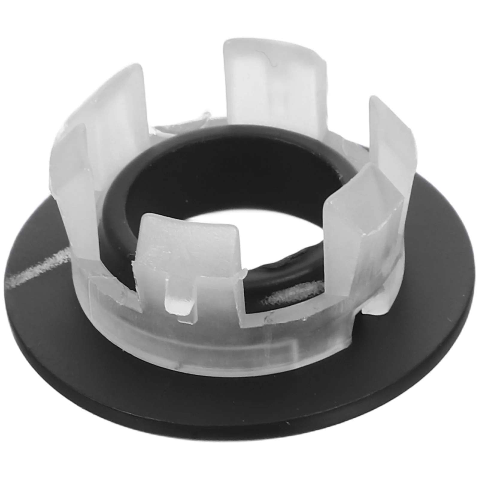 

Black Sink Overflow Hole Cover Universal Basin Trim Overflow Cap Easy Installation Bathroom Wash Basin Sink Accessories Cover