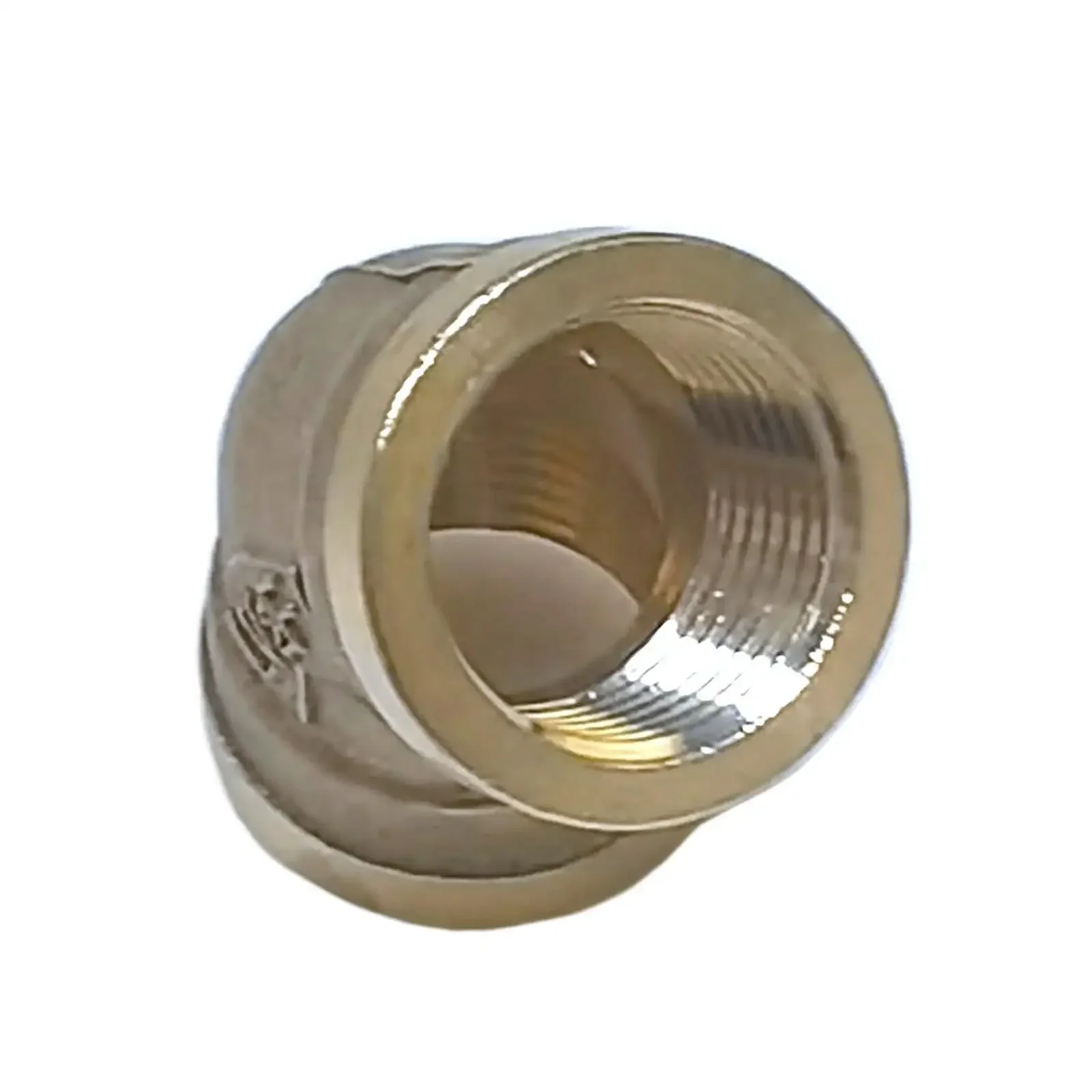 1/2" BSP Innengewinde 45-Grad-Winkel Messing Rohrverschraubung Anschlusskupplung