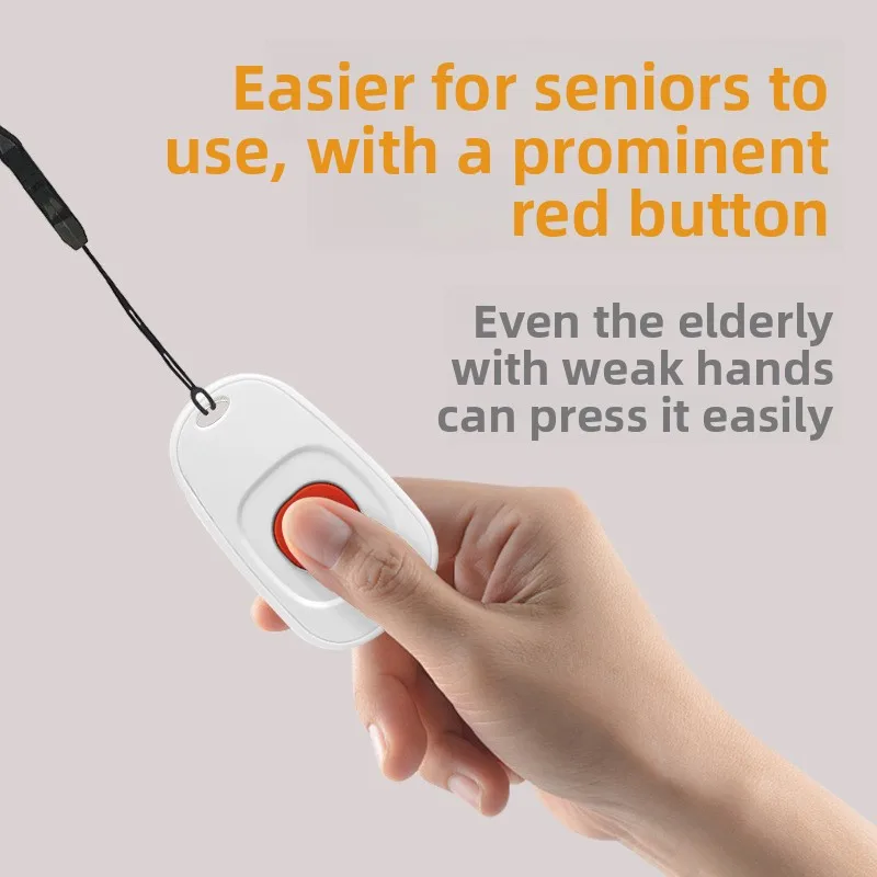 Elderly Pager Home Wireless Doorbell Remote Control Remote Help Doorbell Patient Emergency Call Ringer