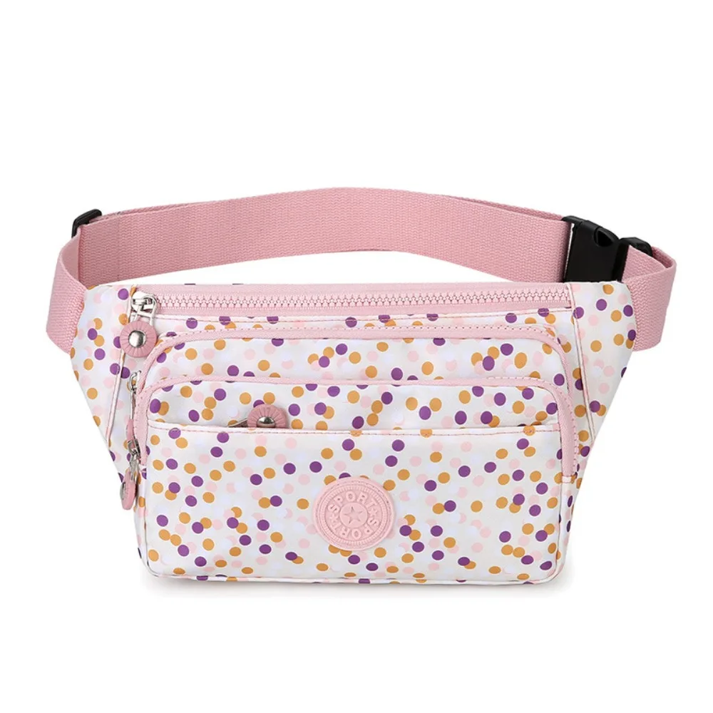 

Leisure Colorful Crossbody Chest Bag Multi Pockets Flower Print Women's Breast Bag Casual Large Capacity Shoulder Bag Hiking