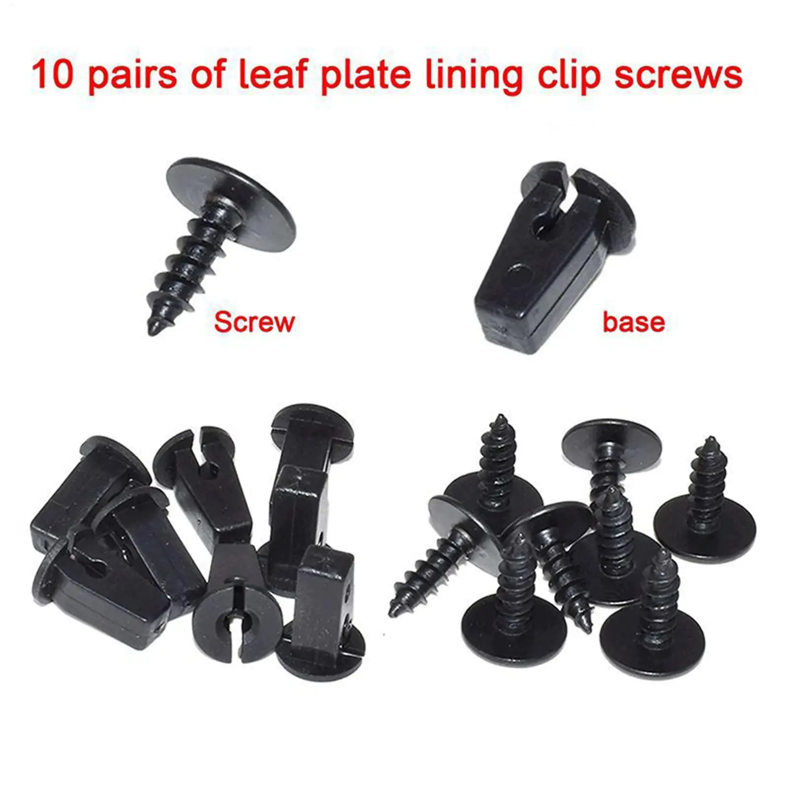 

Зажимы для брызговиков, автомобильные 10 компл./20 комплектов, универсальные автозапчасти, винты для брызговика для гаража, инспектора, магазина механика