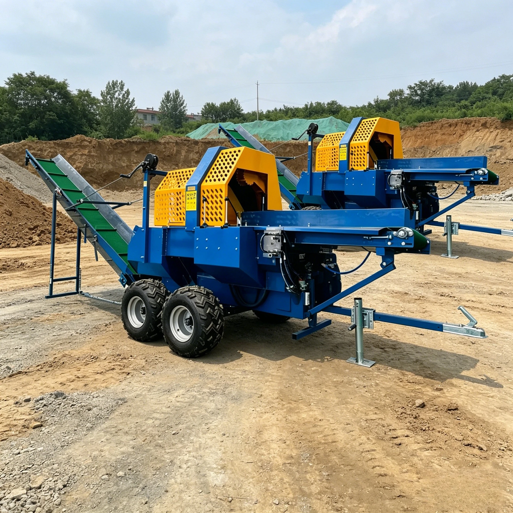 30 TON Hydraulic Log Splitter, Heavy-Duty Wood Splitting Firewood Processor Machine Good Price kinetic wood customized