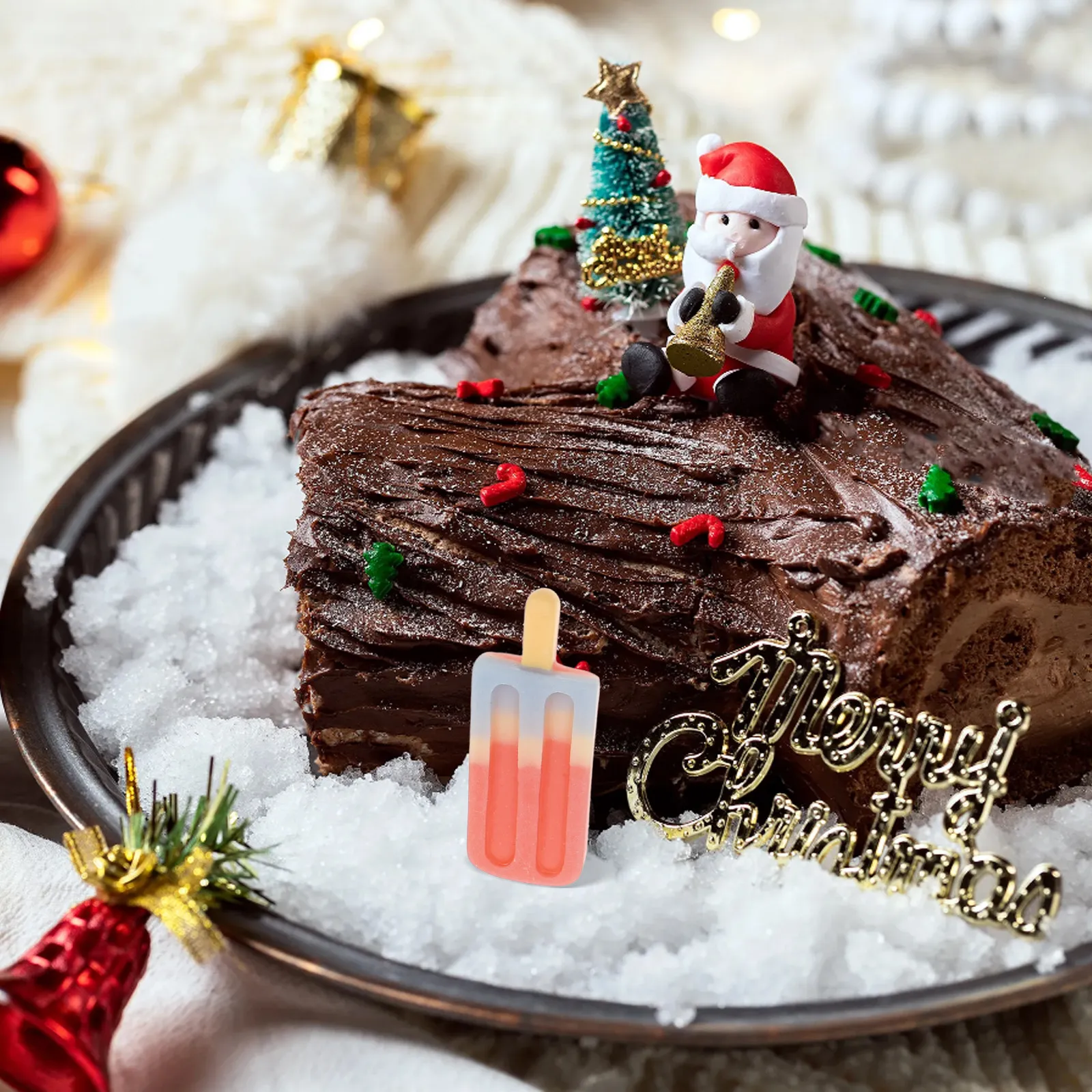 

12Pcs Miniature Ice Cream Charms Lifelike Design Smooth Surface DIY Jewelry Phone Shell Decoration Long-Lasting Colorful