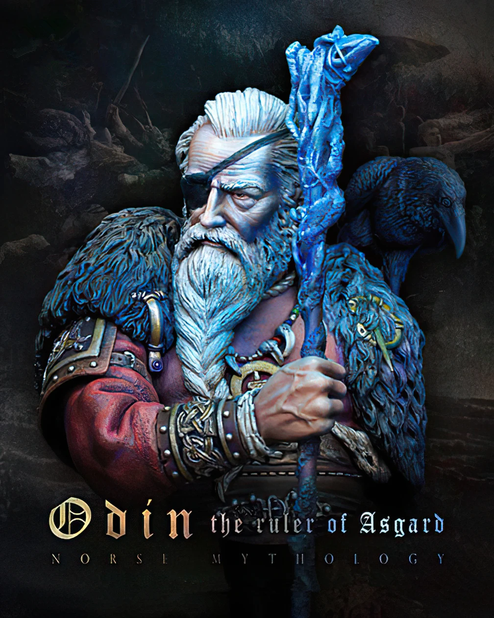 Resin kit X-119 Odin the ruler of Asgard