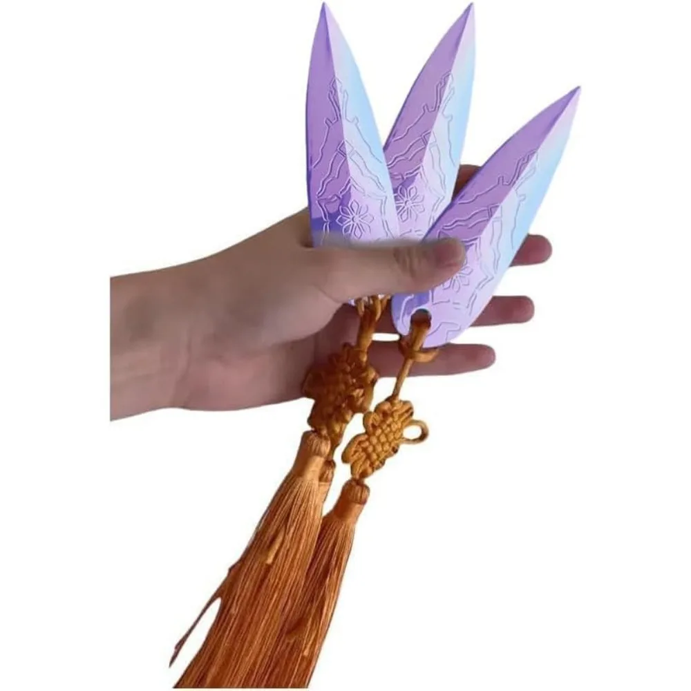 KPop Demon Hunter Rumi Cosplay Spada Light Stick Viola chiaro Spade per freccette Coltello Ornamento per ragazze Gruppo Puntelli Accessori